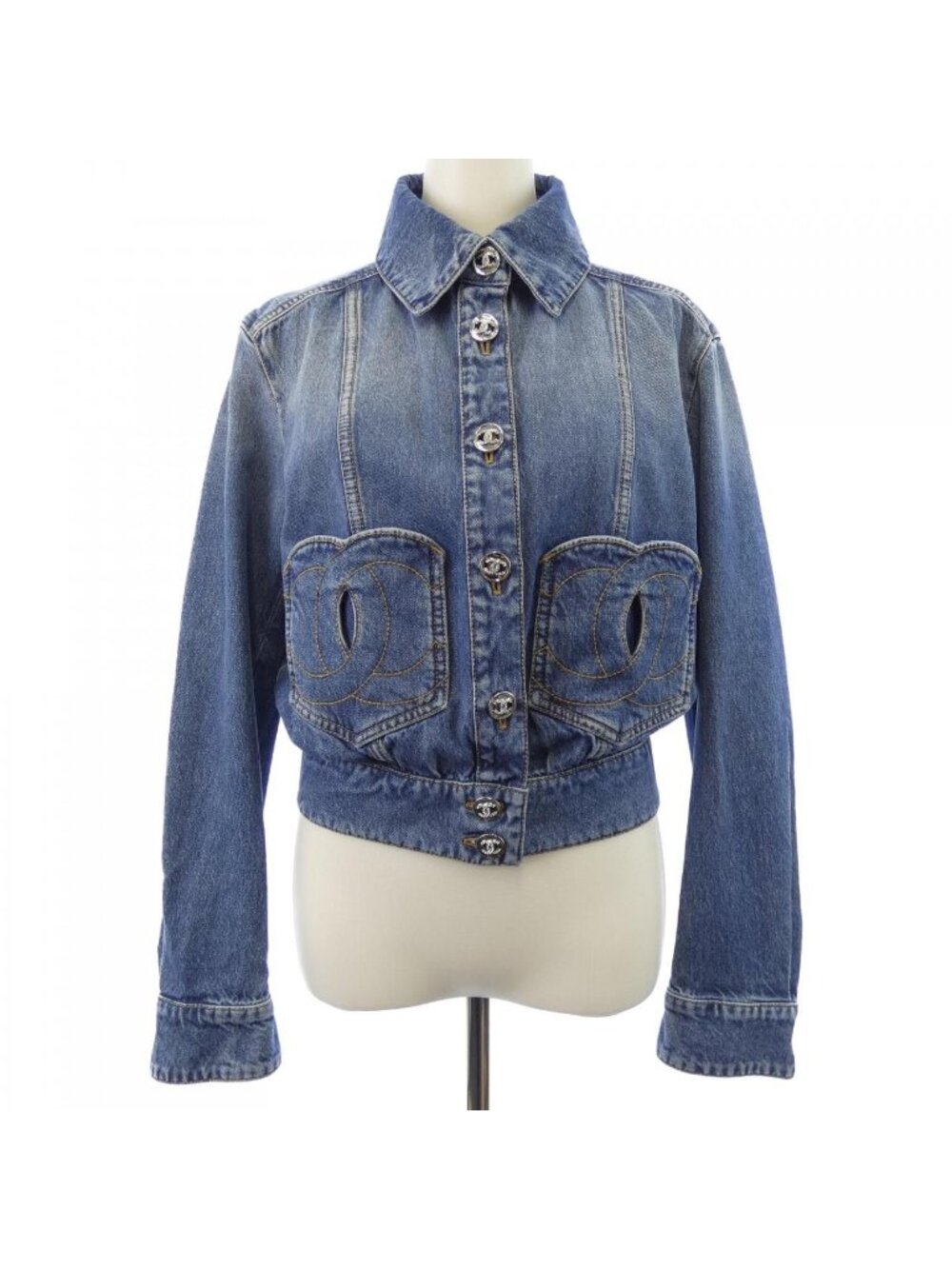 Chanel Denim Jacket Blue
